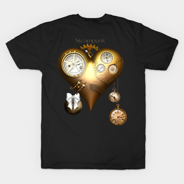 Steampunk heart, clocks and gears by Nicky2342